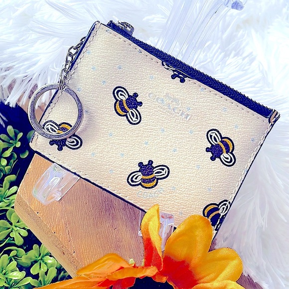 Coach Handbags - Coach Bee Print Mini Skinny RARE